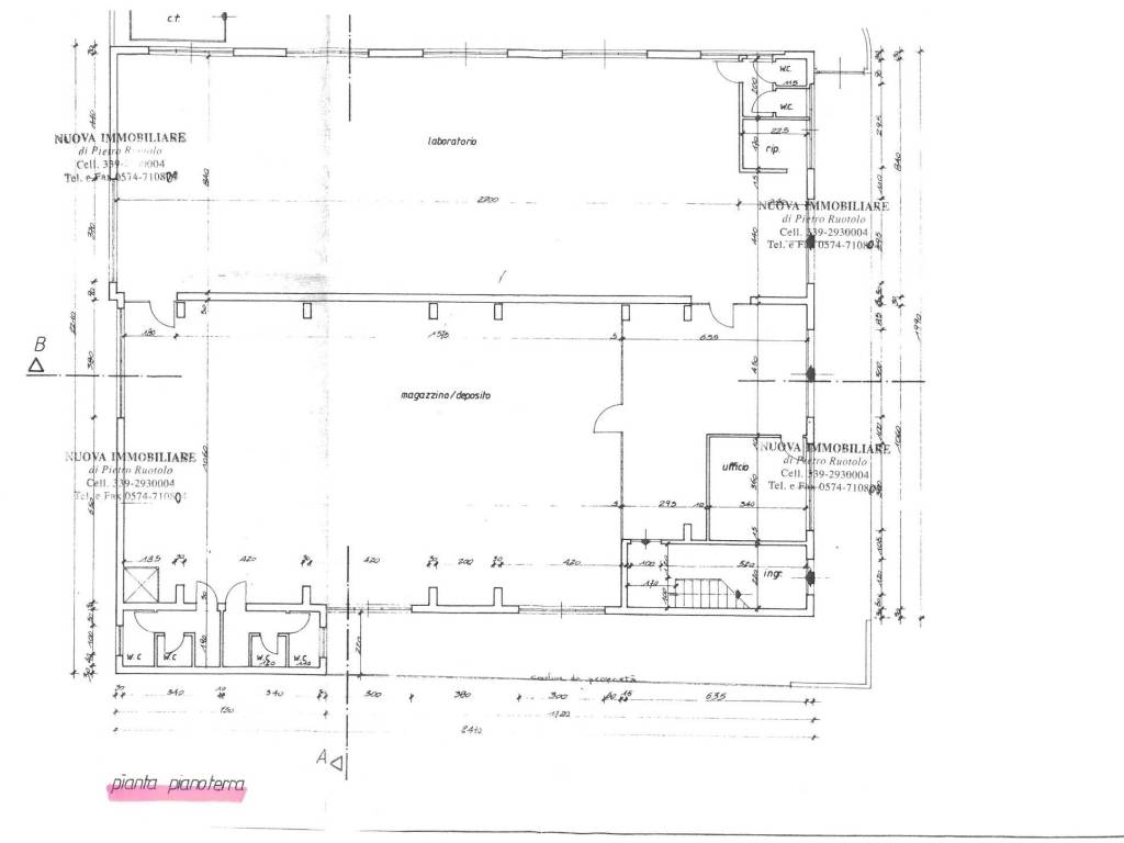 locale commerciale in vendita ad Agliana