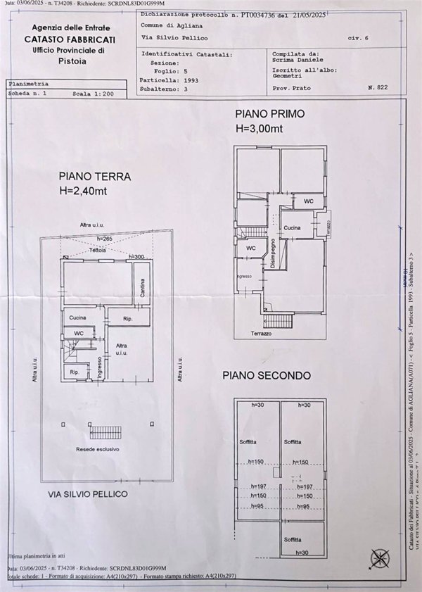 appartamento in vendita ad Agliana in zona San Niccolò