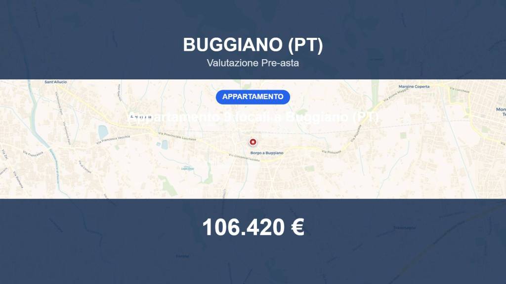 appartamento in vendita a Buggiano in zona Borgo a Buggiano