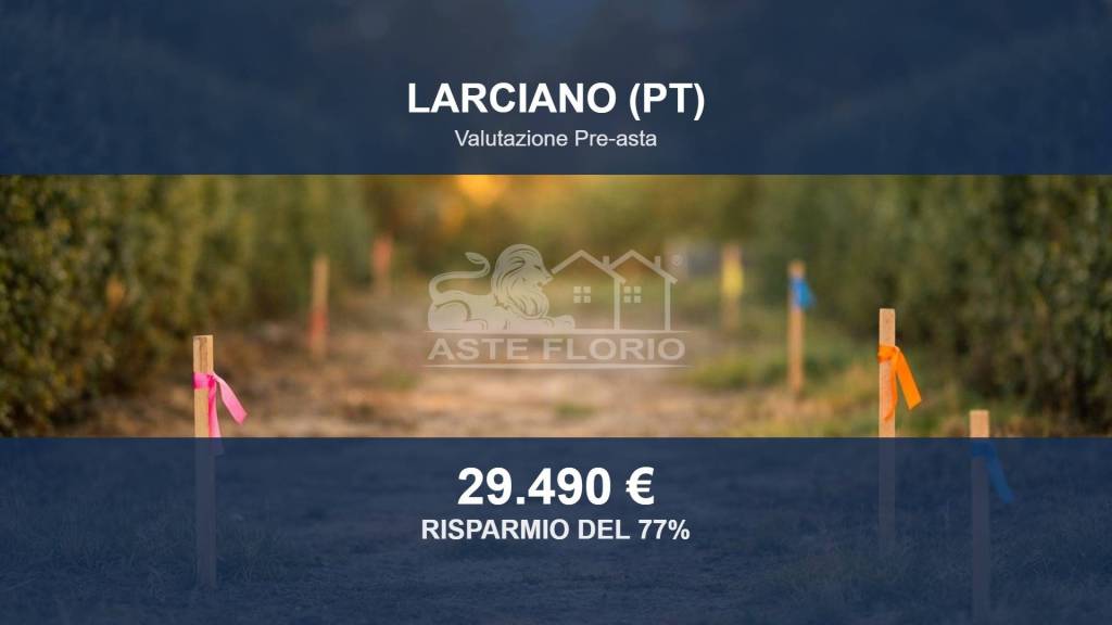 terreno in vendita a Larciano in zona Biccimurri