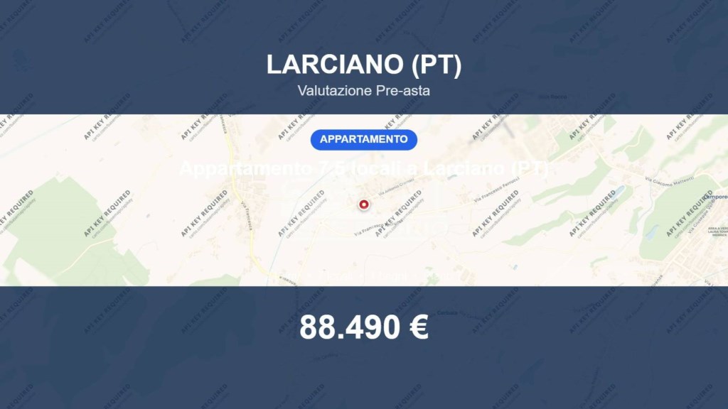 appartamento in vendita a Larciano