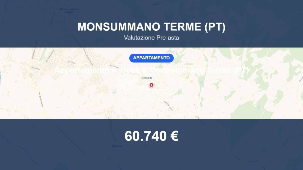 appartamento in vendita a Monsummano Terme in zona Pozzarello