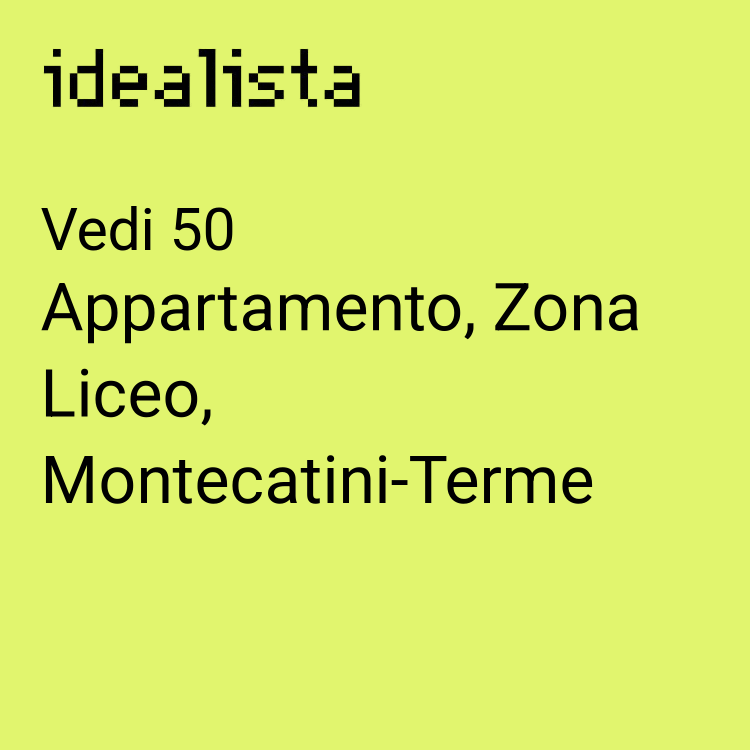 appartamento in vendita a Montecatini-Terme