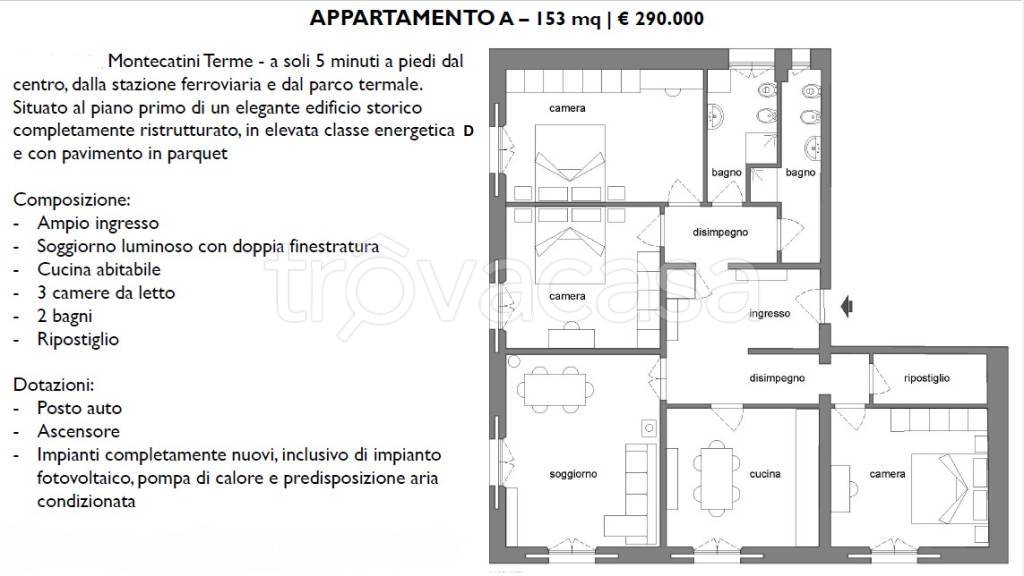 appartamento in vendita a Montecatini-Terme