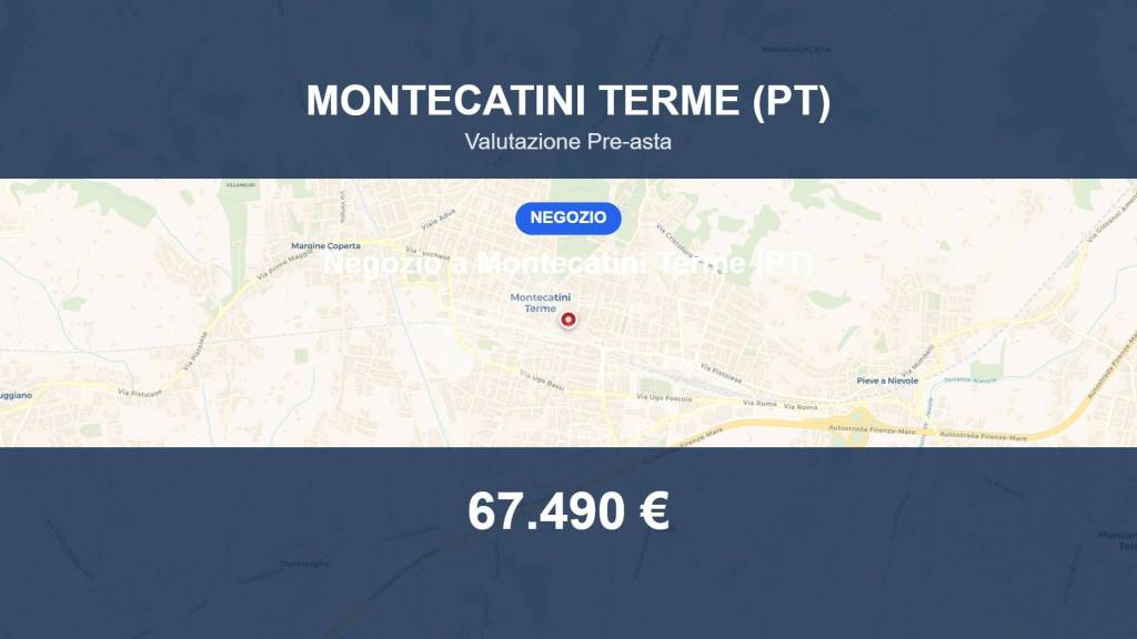 negozio in vendita a Montecatini-Terme in zona Vico