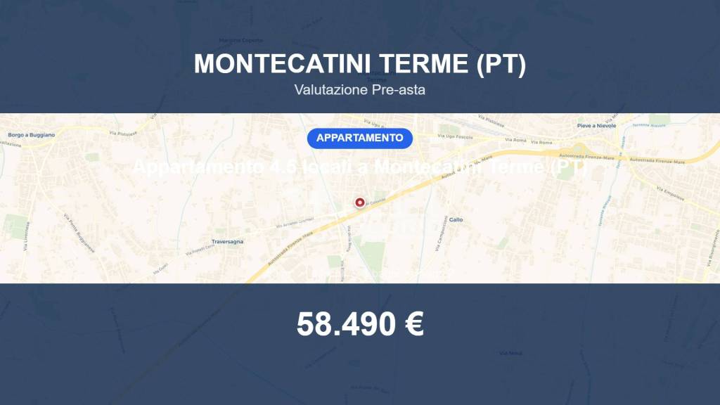 appartamento in vendita a Montecatini-Terme