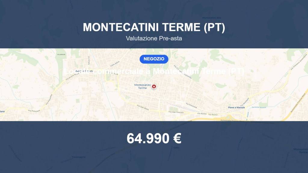 negozio in vendita a Montecatini-Terme