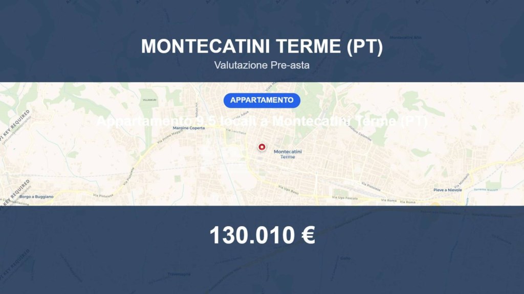 appartamento in vendita a Montecatini-Terme