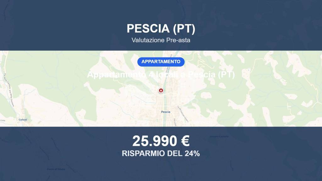 appartamento in vendita a Pescia