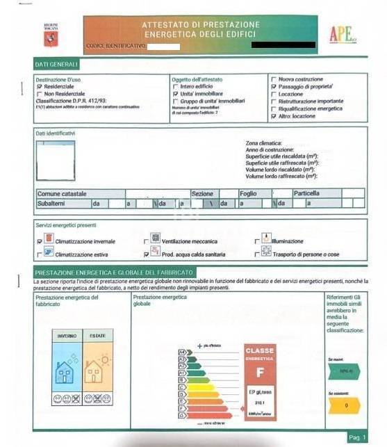 appartamento in vendita a Pescia