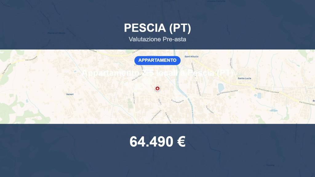 appartamento in vendita a Pescia