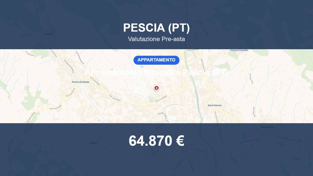appartamento in vendita a Pescia