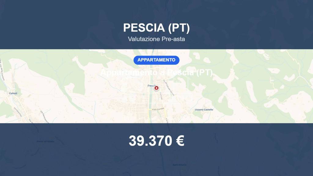 appartamento in vendita a Pescia