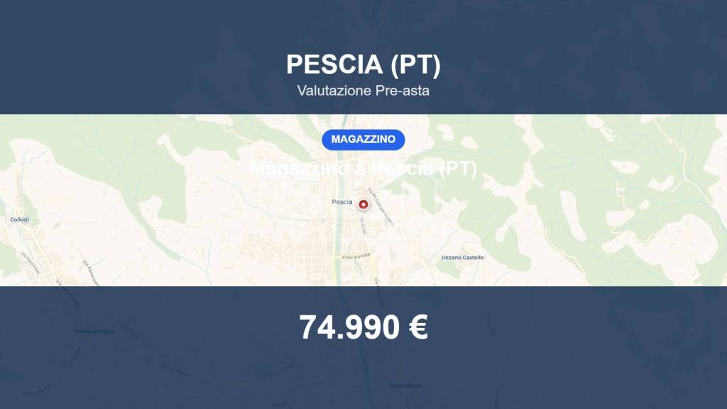 locale commerciale in vendita a Pescia