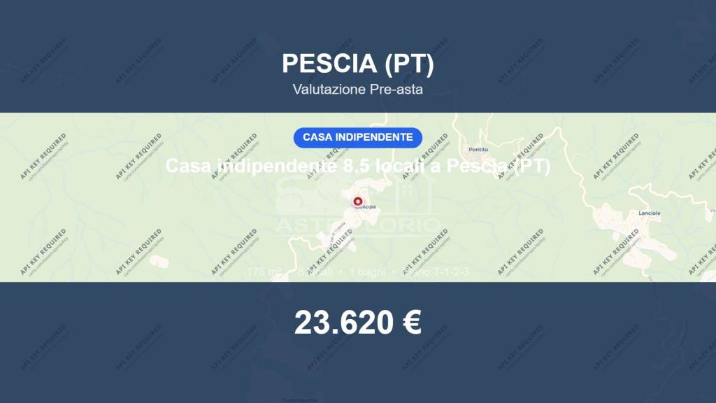 pentavano in vendita a Pescia in zona Stiappa