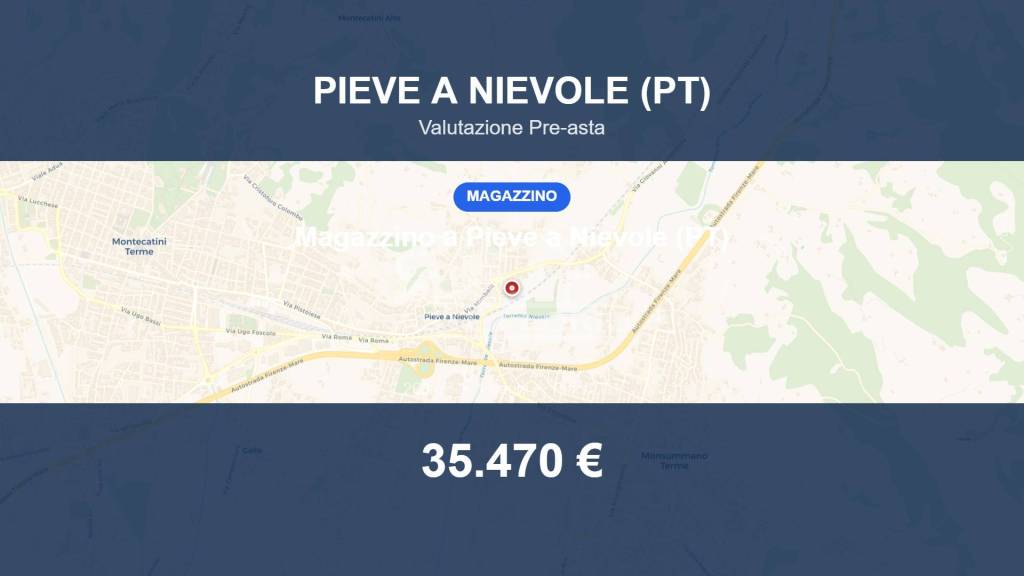 locale commerciale in vendita a Pieve a Nievole in zona Poggetto