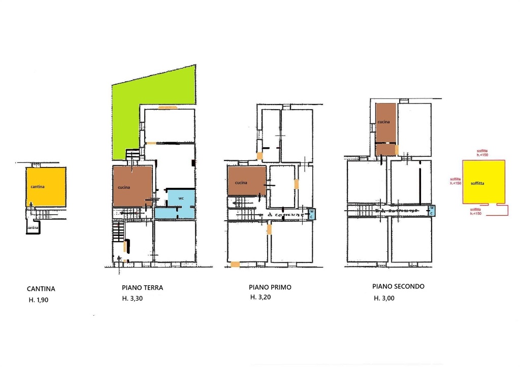 casa indipendente in vendita a Pistoia in zona Centro Città