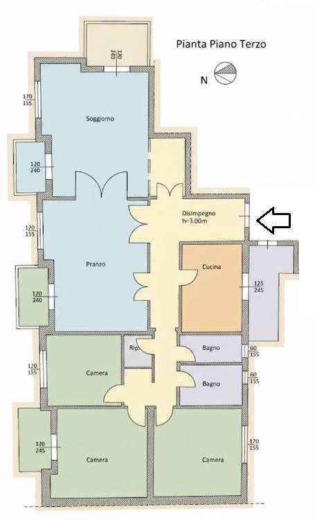 appartamento in vendita a Pistoia in zona Centro Città