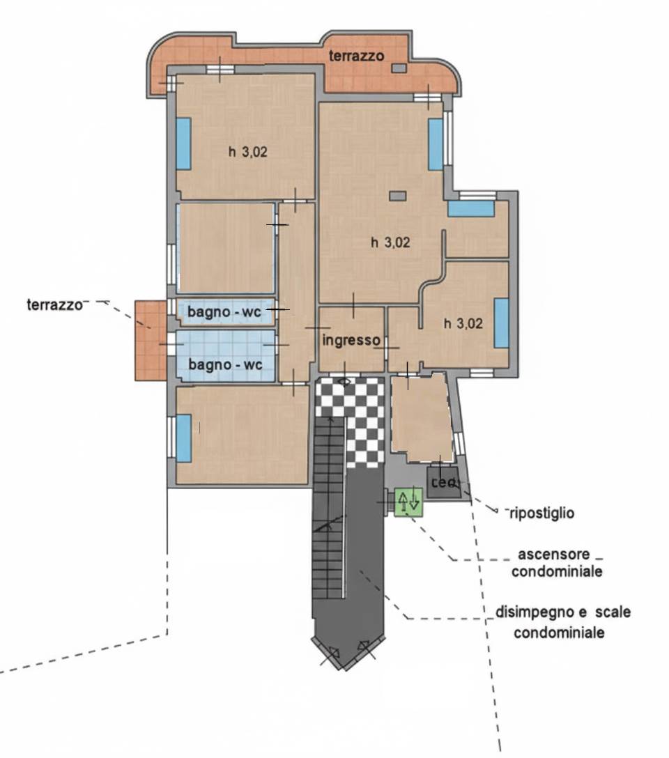 appartamento in vendita a Pistoia in zona Centro Città