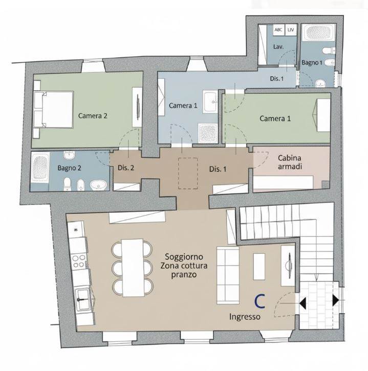 appartamento in vendita a Pistoia in zona Centro Città