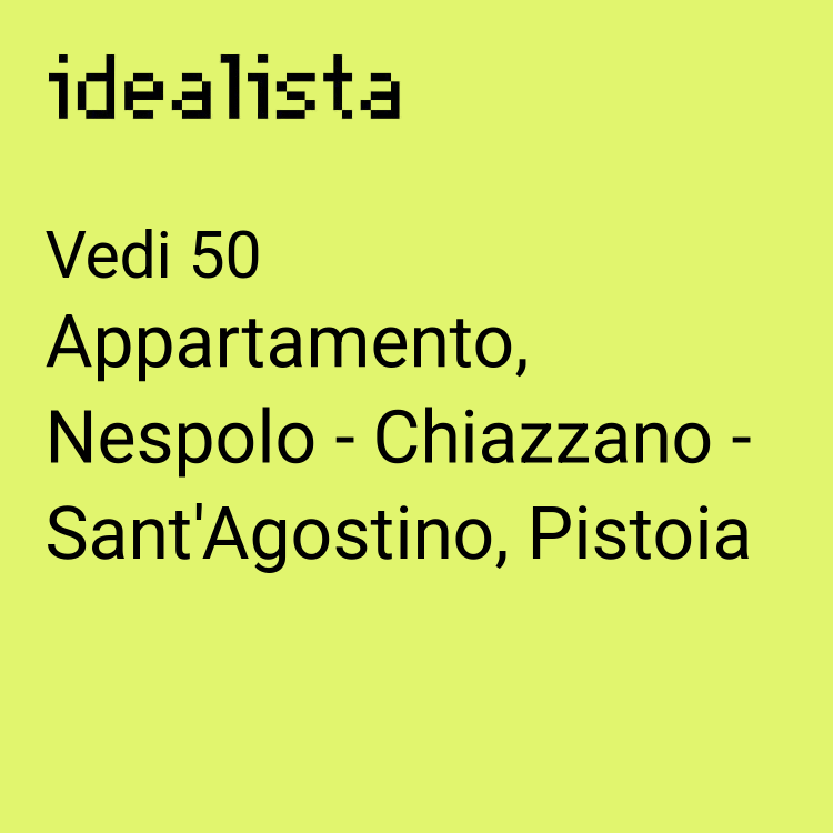 appartamento in vendita a Pistoia