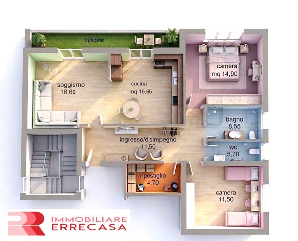 appartamento in vendita a Pistoia in zona Centro Città
