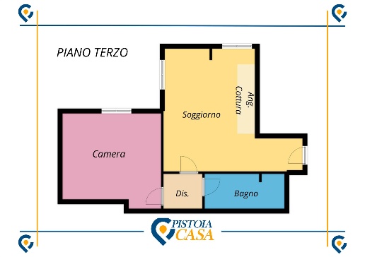 appartamento in vendita a Pistoia in zona Centro Città