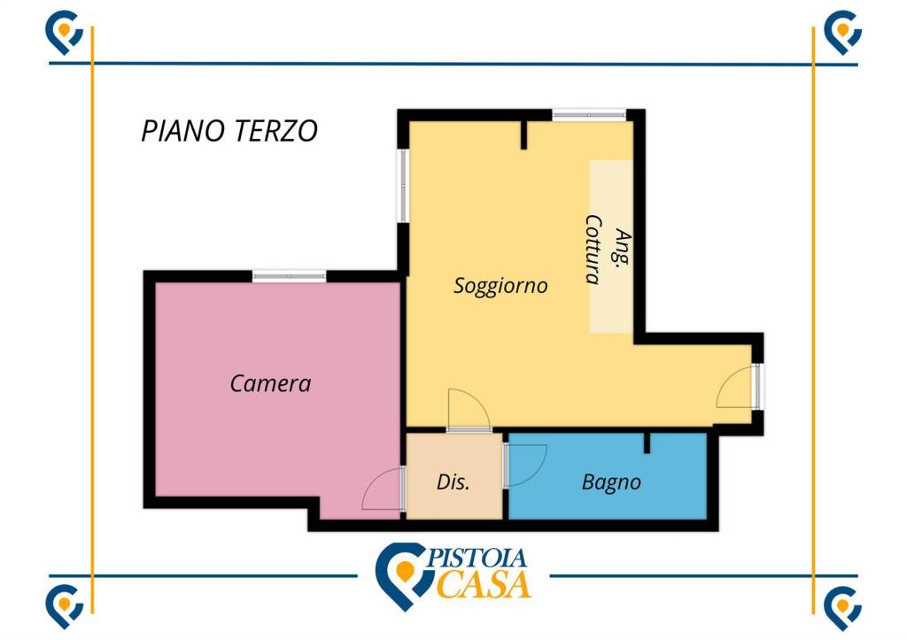 appartamento in vendita a Pistoia in zona Centro Città