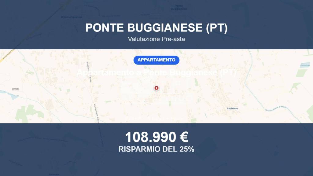 appartamento in vendita a Ponte Buggianese in zona Vione