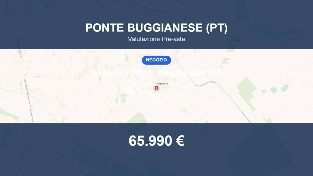 negozio in vendita a Ponte Buggianese in zona Anchione