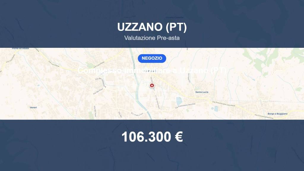 negozio in vendita ad Uzzano in zona Santa Lucia