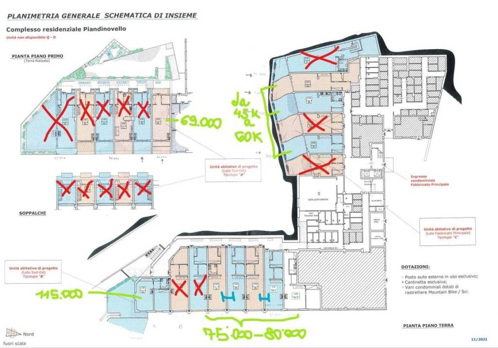 appartamento in vendita ad Abetone Cutigliano in zona Pian di Novello