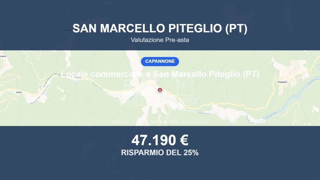 locale di sgombero in vendita a San Marcello Piteglio in zona Popiglio