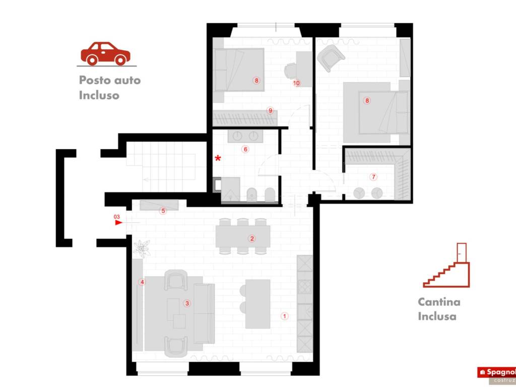 appartamento in vendita a Borgo San Lorenzo