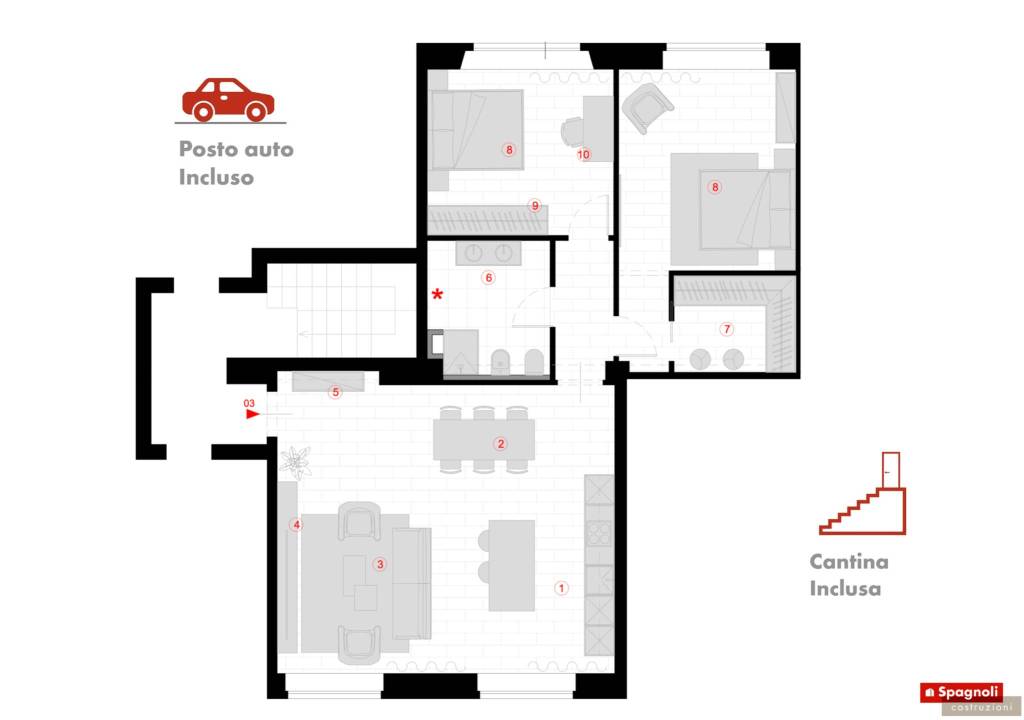 appartamento in vendita a Borgo San Lorenzo