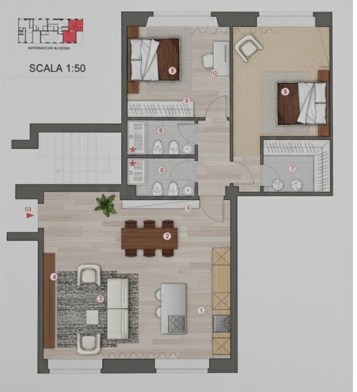 appartamento in vendita a Borgo San Lorenzo