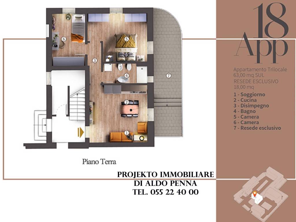 appartamento in vendita a Campi Bisenzio in zona San Piero a Ponti