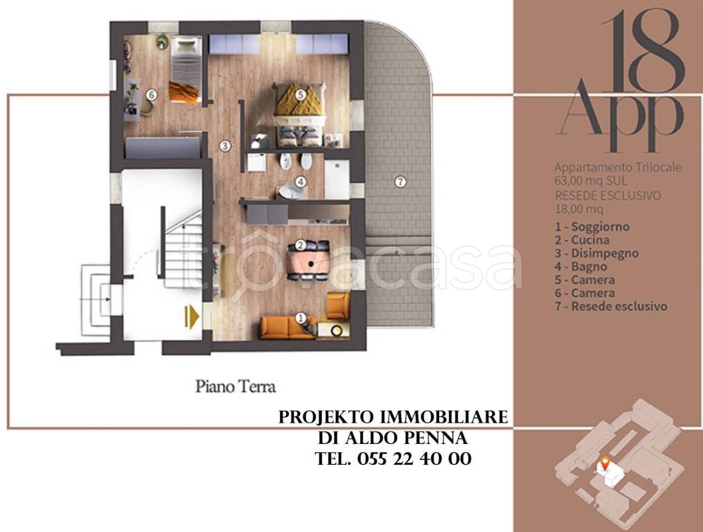 appartamento in vendita a Campi Bisenzio in zona San Piero a Ponti