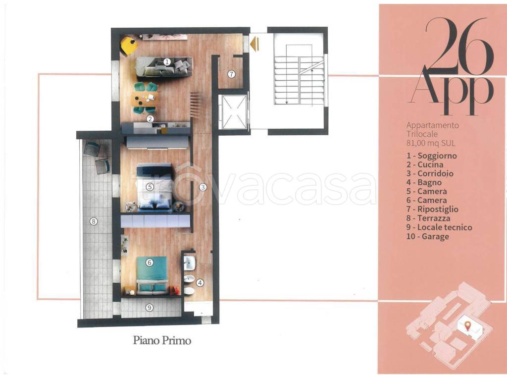 appartamento in vendita a Campi Bisenzio in zona San Piero a Ponti