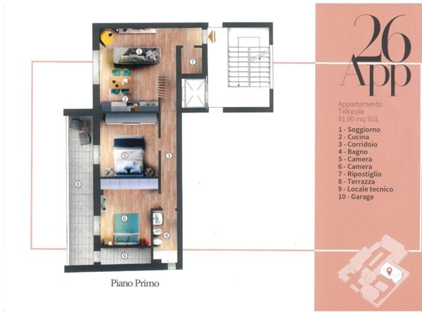 appartamento in vendita a Campi Bisenzio in zona San Piero a Ponti