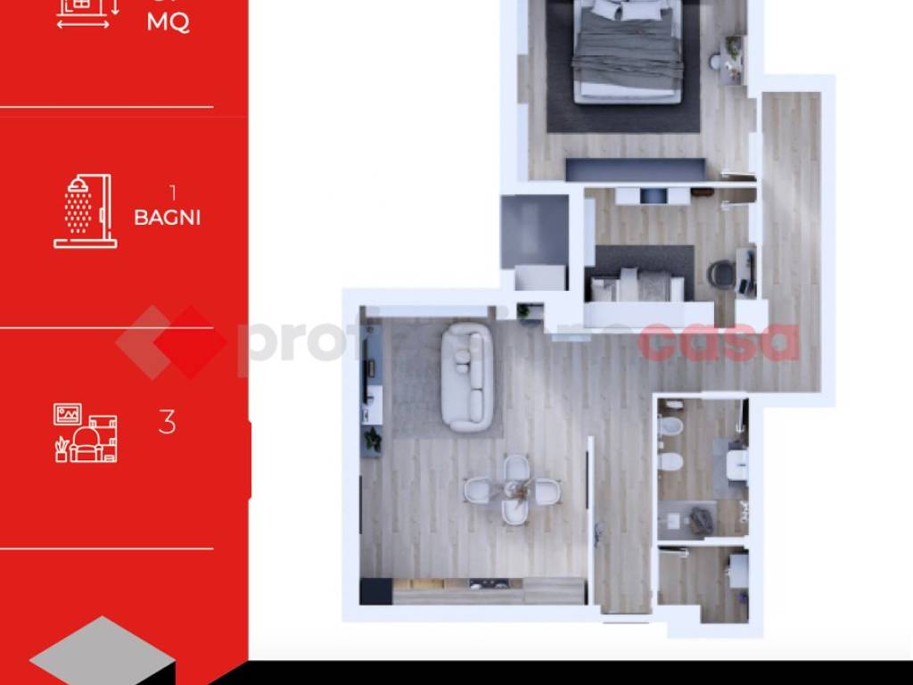 appartamento in vendita a Campi Bisenzio