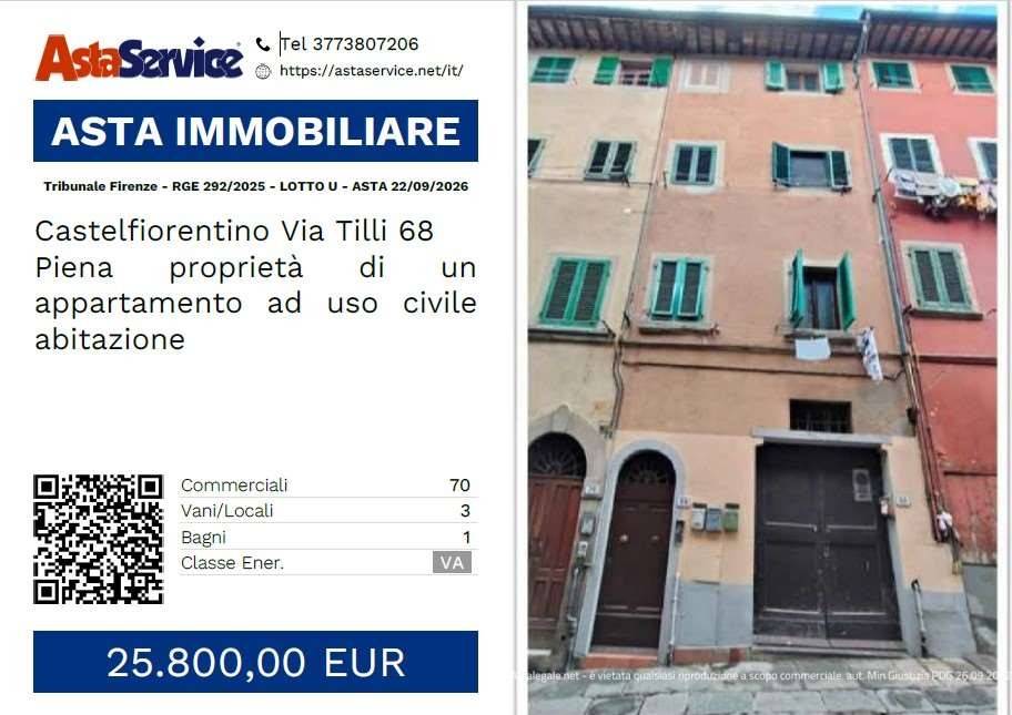appartamento in vendita a Castelfiorentino