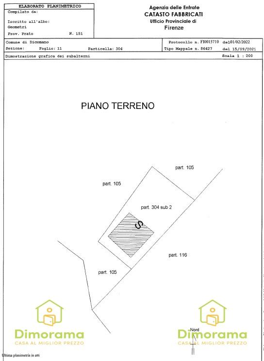 appartamento in vendita a Dicomano in zona Corella