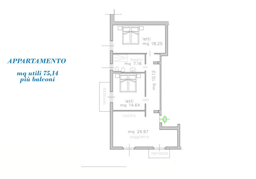 appartamento in vendita a Dicomano