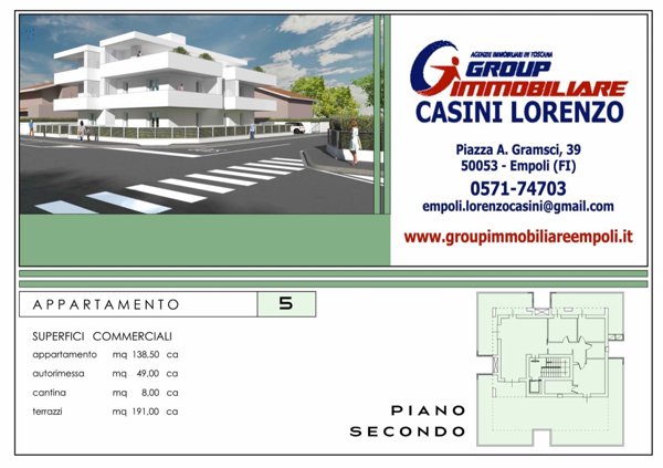 appartamento in vendita ad Empoli