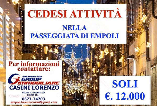 negozio in vendita ad Empoli