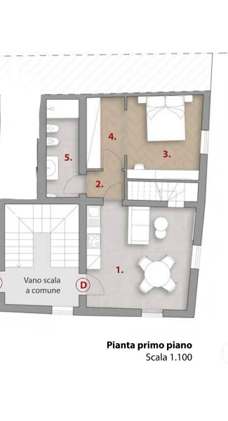 appartamento in vendita ad Empoli in zona Serravalle