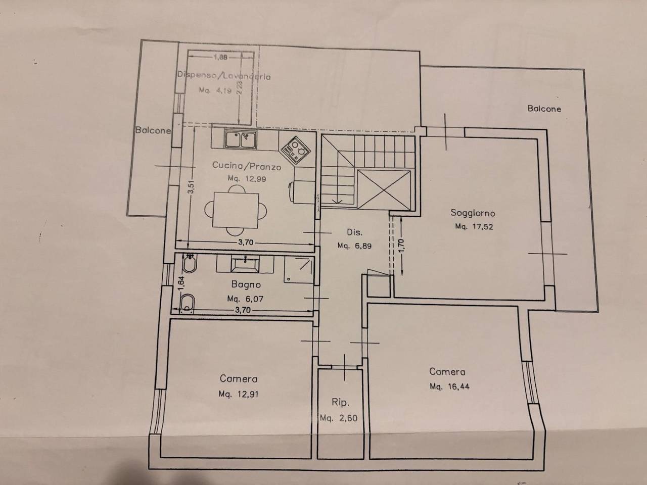 appartamento in vendita ad Empoli in zona Ponzano