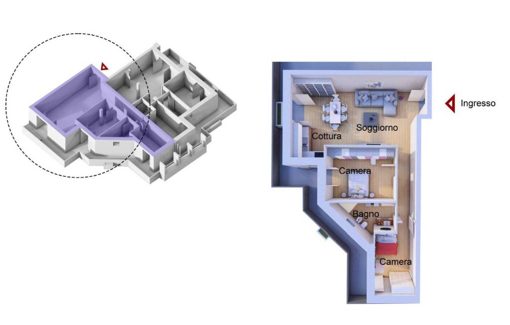appartamento in vendita ad Empoli in zona Marcignana