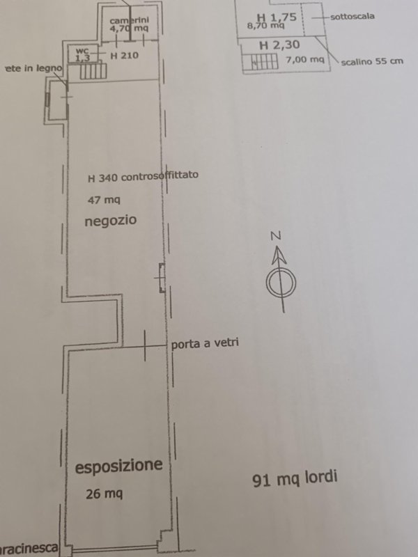 locale commerciale in vendita ad Empoli